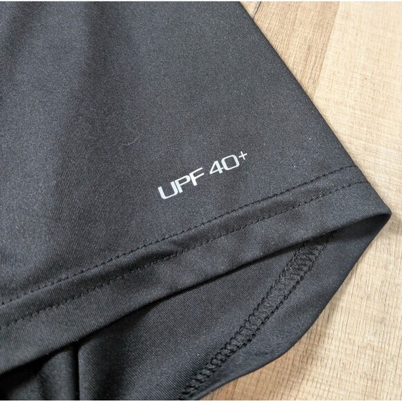 Nike Size XL Dri-Fit Swim Hydroguard Black Shirt Rash Guard UPF 40+  EUC - Picture 7 of 9